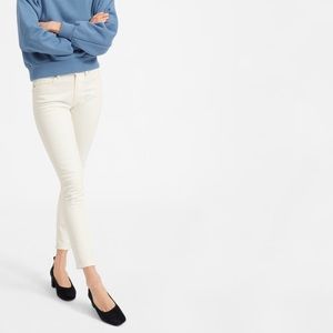 Tall White Everlane Skinny Jeans Size 26